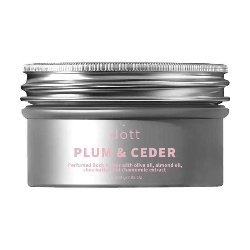 Уцінка! Парфумований батер для тіла Dott Plum &amp; Cedar Perfumed Body Butter з олією оливки, мигдалю, ши та екстрактом ромашки, 200 мл